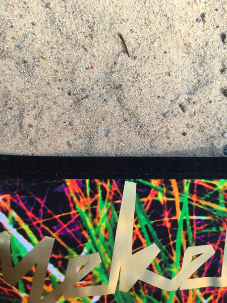 Ilka Bikinislip | space dune | gold